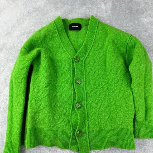 We11Done Logo Jacquard knit Cardigan Women’s Size Small - Picture 7 of 14